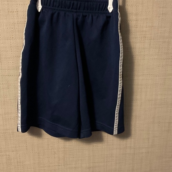 Classic Navy Kids Shorts with White Stripes - Picture 1 of 6